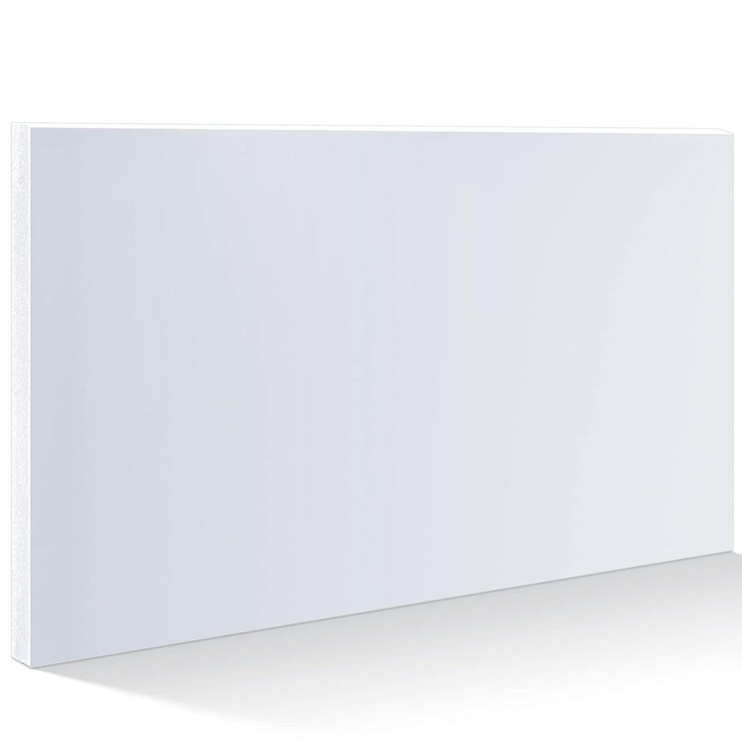 Wesiti HDPE Plastic Sheet 1 Thick 12 Length 24 Width White