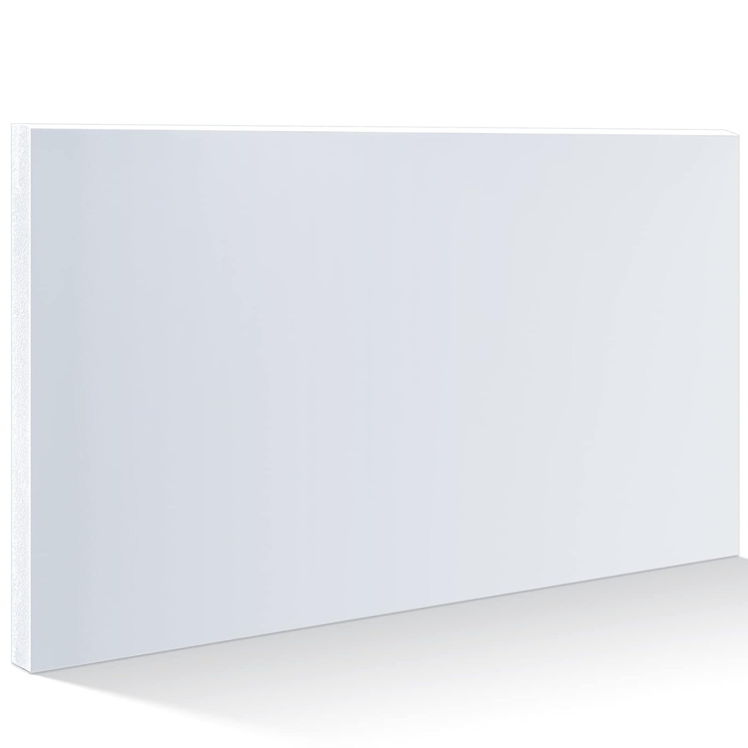Wesiti HDPE Plastic Sheet 1 Thick 12 Length 24 Width White