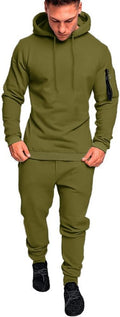 Mens Sweatsuits Set 2 Piece Hoodie Jogging Tracksuit - Casual Fit