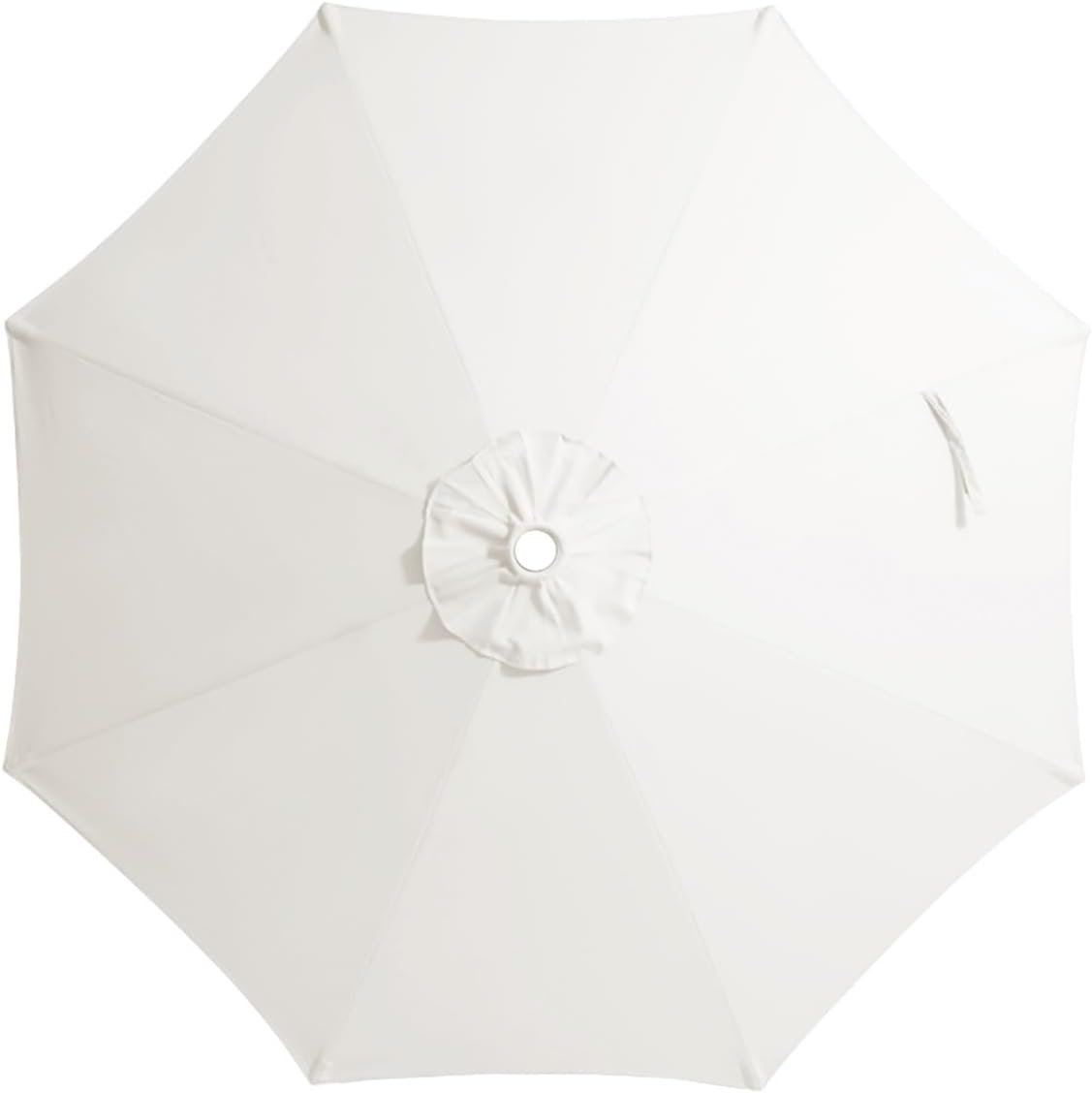 9 ft Patio Umbrella Replacement Canopy for 8 Ribs - Creamy White