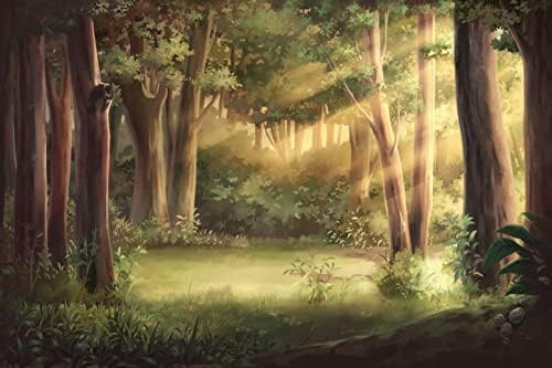 10x8ft Spring Forest Backdrop for Kids Birthday Party Decor