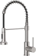 OWOFAN Kitchen Faucet with Pull Down Sprayer - Compact Industrial