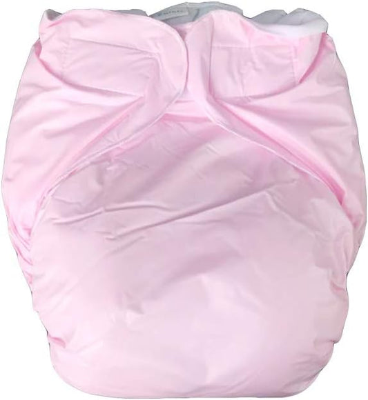 Haian AIO PVC Diapers for Adult Incontinence - Baby Pink