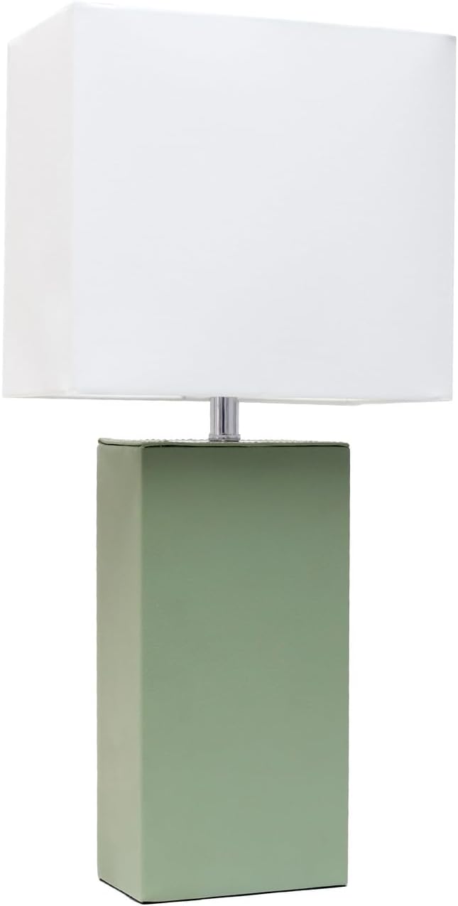 Elegant Designs LT1025-SGE Modern Leather Table Lamp Review