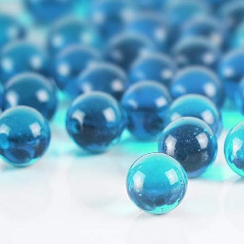 Light Blue Glass Marble Gemstone Vase Filler for Decor