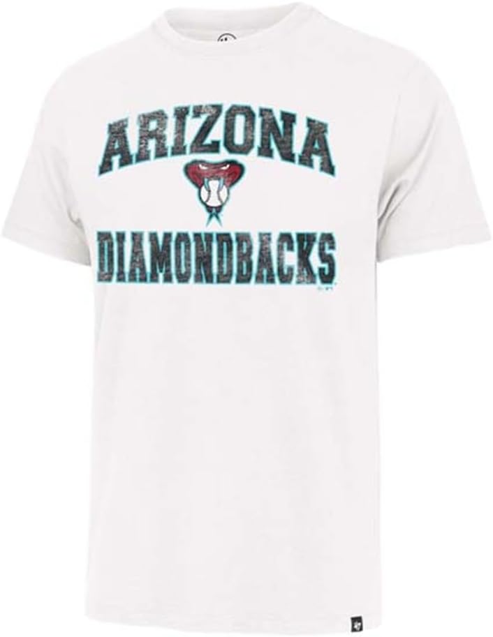 47 MLB Men's Union Arch Franklin Team Color Primary Logo Tee