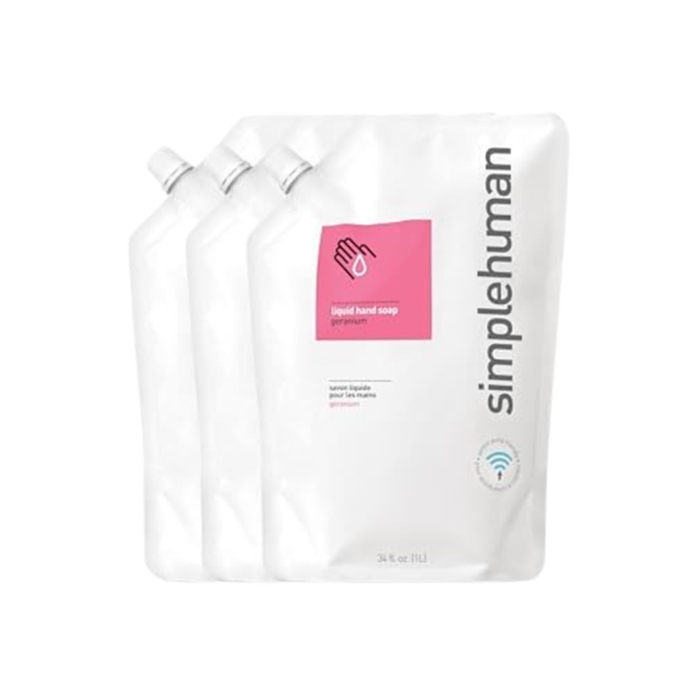 Moisturizing Liquid Hand Soap Refill Pouch with Geranium Scent