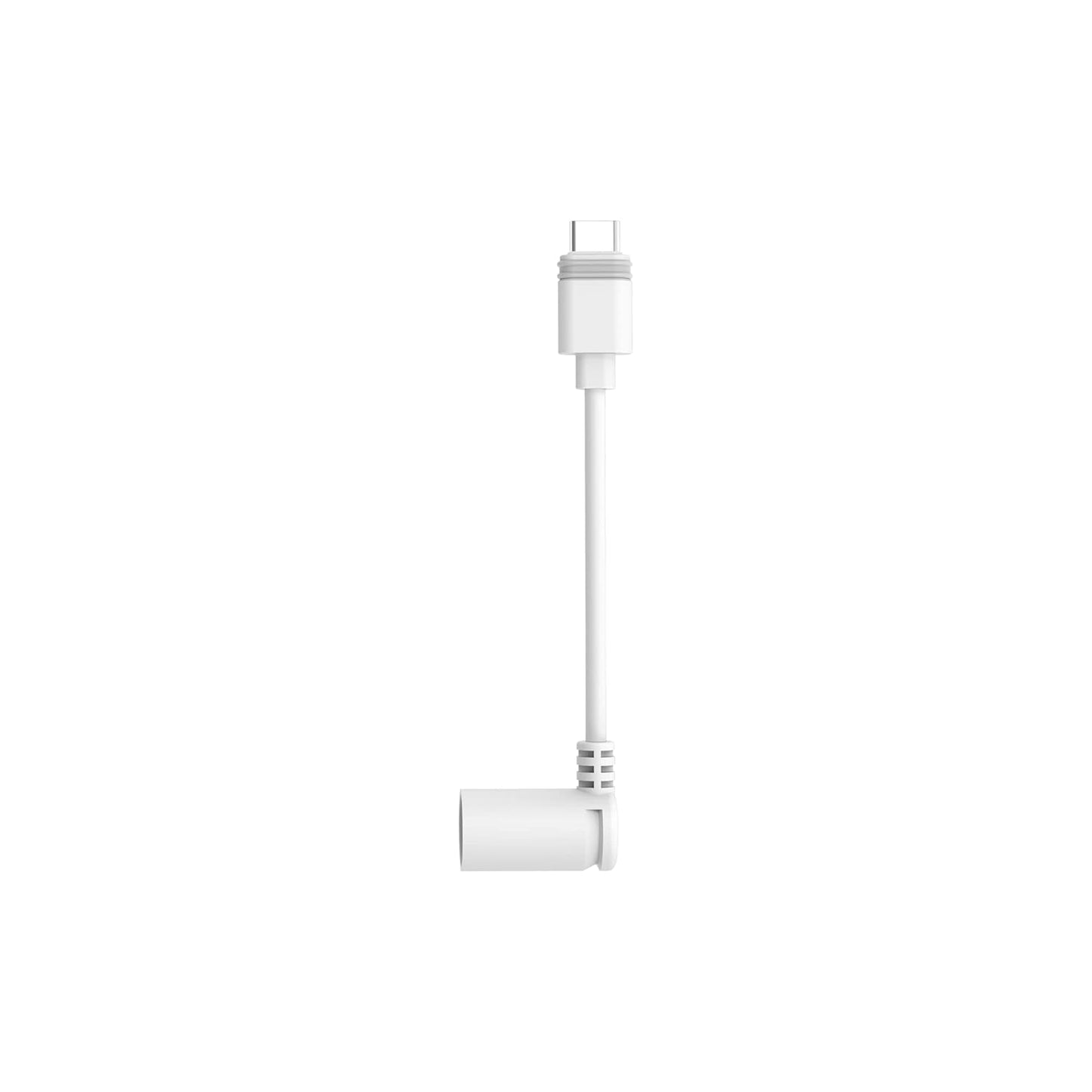 Fast Charge Ring Barrel Plug USB-C Adapter - Black