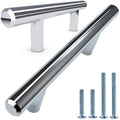 Modern Euro Style Bar Handle Pulls for Cabinets in Premium Finish
