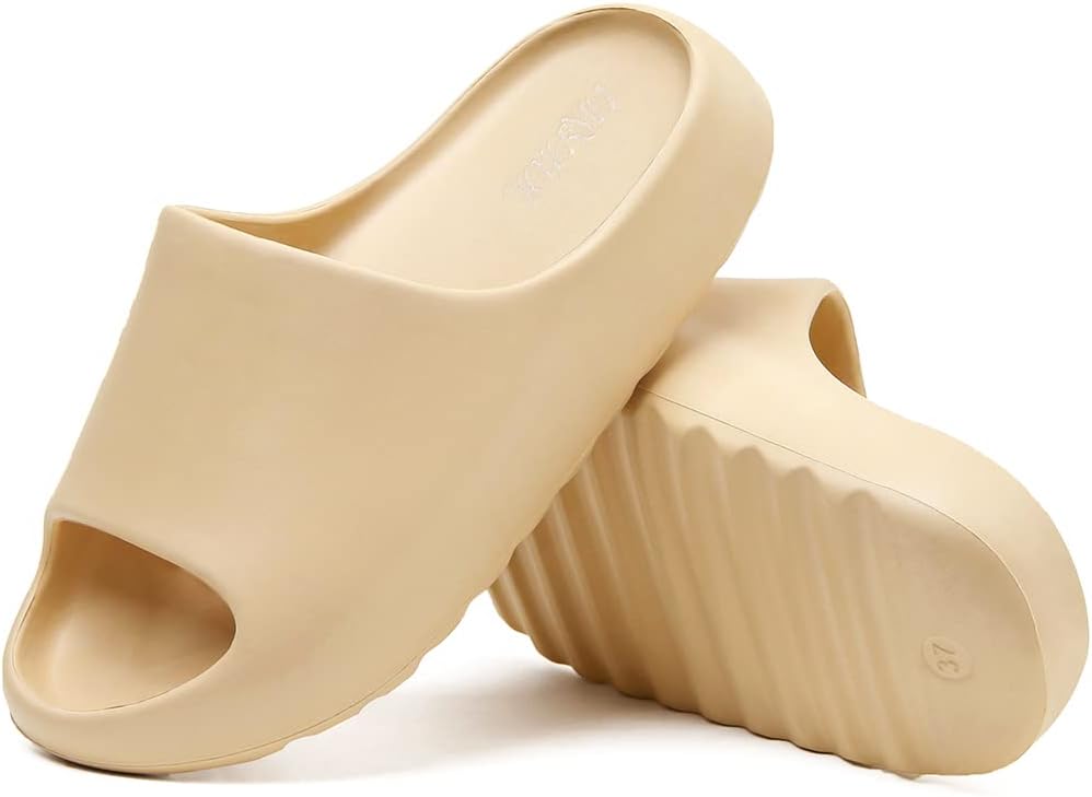 Platform Pillow Slippers Slides for Indoor & Outdoor Comfort