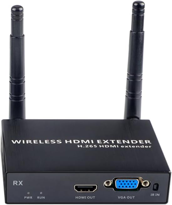 EXVIST Wireless HDMI Extender: Dual Output, Long Range, IR Support
