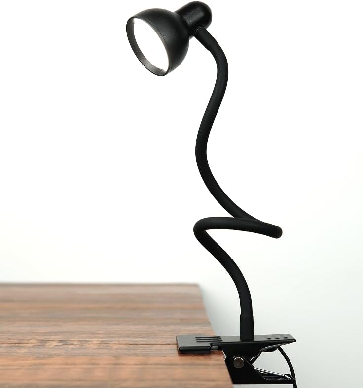 LiFMIRA Clip On Reading Light - Eye-Care, Flexible Gooseneck, 3 Color Modes