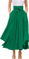 Women's Elegant High Waisted Side Slit Irregular Bohemian (Style 19SG)