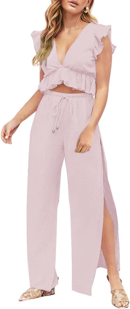 FANCYINN Womens 2 Pieces Outfits for Summer Beach and Parties