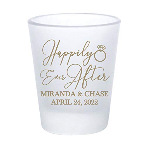 Personalized Wedding Favor Shot Glasses for Your Special Day