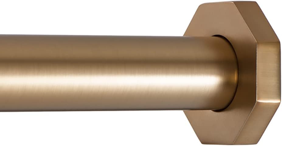 Ivilon Hexagonal Tension Rod 24-36 Inch - Easy Installation for Windows & Showers