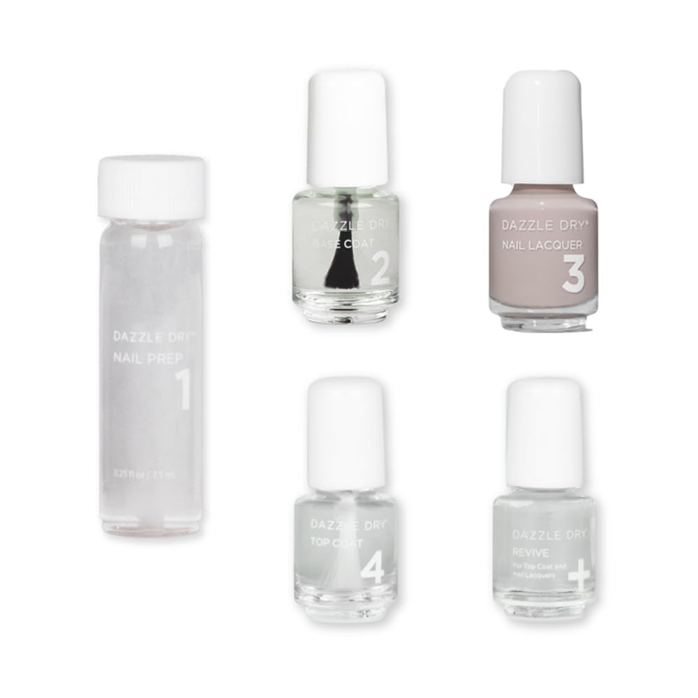 Dazzle Dry Mini Kit 4 Step System for Flawless Manicures