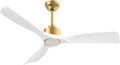 52 in ETL Listed Smart Ceiling Fan with Light - Quiet DC Airflow