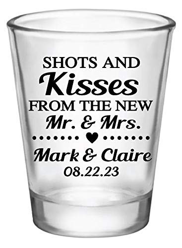 Personalized Wedding Shot Glasses for Unique Celebrations