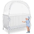 Pop Up Crib Cover Crib Tent to Keep Baby from Climbing Out - Safe Mesh