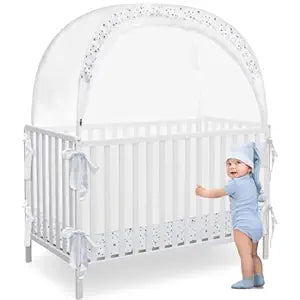 Pop Up Crib Cover to Keep Baby Safe from Climbing Out