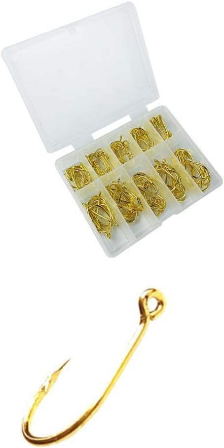 Toasis 100pcs Small Barbed Hook Set for Versatile Fishing