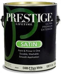 PRESTIGE Exterior Paint and Primer In One 1-Gallon Satin White