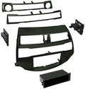 Double or Single Din Installation Car Stereo Dash Kit - Dark Gray