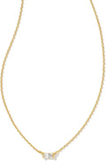Kendra Scott Juliette Necklace - Elegant White Crystal Pendant
