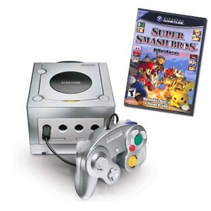 GameCube Platinum Console with Super Smash Brothers Melee Included