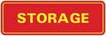 STORAGE Door/Wall Sign Medium 10 Pack - Durable, Easy Mount