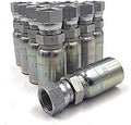 3/8ft Hose x 3/8ft JIC 37 Female Hydraulic Hose End Swivel Crimp