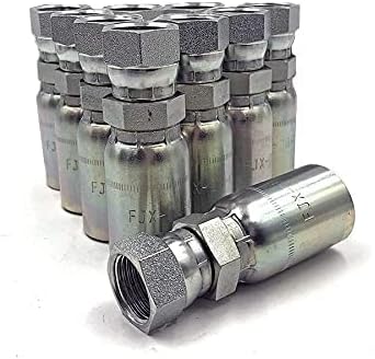 3/8in Hose x 3/8in JIC 37 Female Hydraulic Hose End Fitting