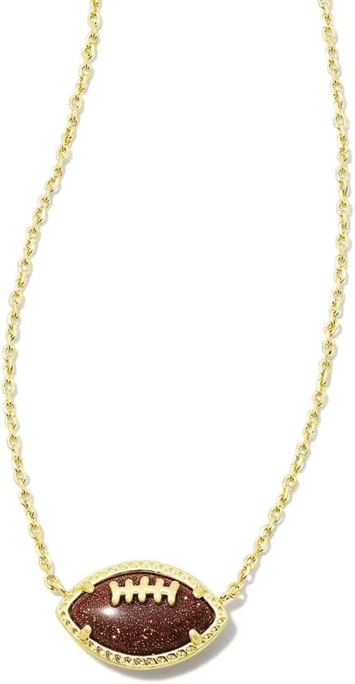 Kendra Scott Football Short Pendant Necklace for Game Day Style