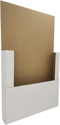 50 Pack Vinyl Record Shipping Mailing Box Mailers, Height Adjustable