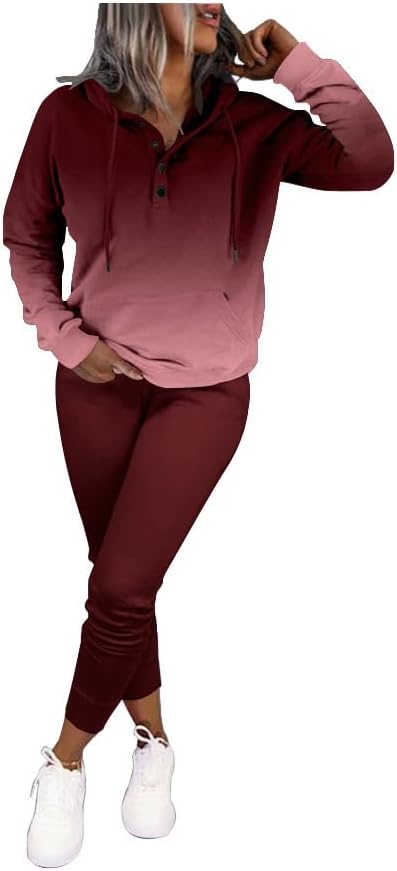 Nimsruc Two Piece Outfits For Women Jogging Suits Casual Wear