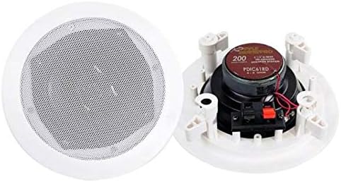 Pyle PDIC61RD 6.5 in Ceiling Speaker System for Home Audio