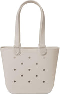 Simple Modern Medium Beach Bag | Waterproof Getaway Rubber Tote
