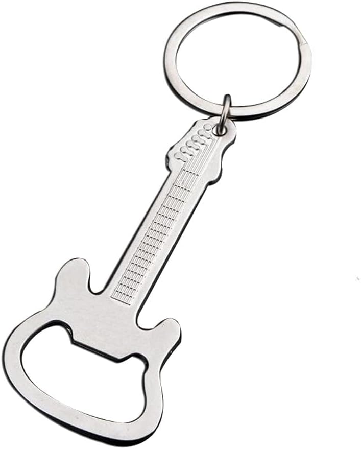 Yaozeio Guitar Bottle Opener Keychain: Music Lover's Essential