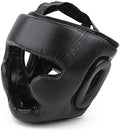 Leather Head Gear with Cheek Protection - X Large - Full Grain