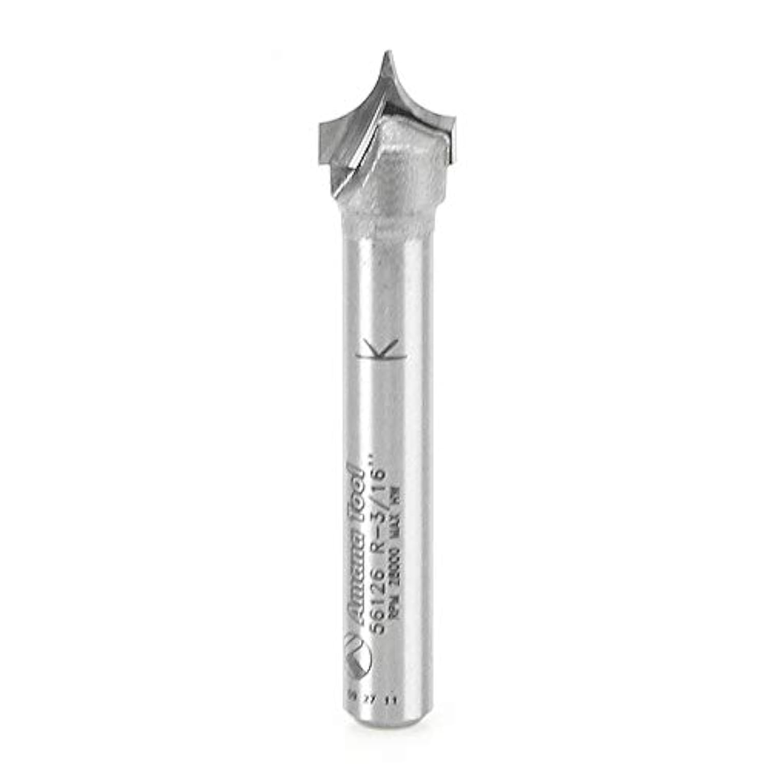 Amana Tool 56126 Carbide Tipped Roundover Bit for Precision Cuts