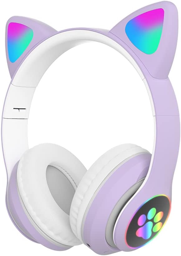Wireless Cat Ear Headphones - Fun & Stylish Sound!