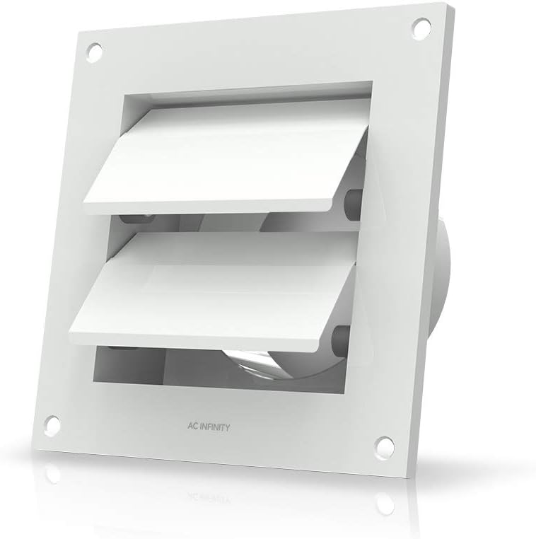 AC Infinity Wall Mount Shutter: Vent Attic with Ease