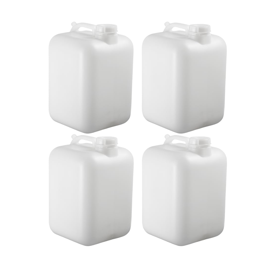 5 Gallon Water Jug Pack of 4 - BPA-Free and Leak-Proof