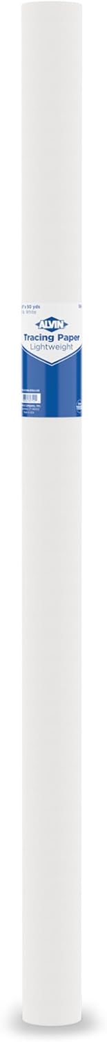 ALVIN 55W-L Lightweight Tracing Paper Roll for Sketching Needs