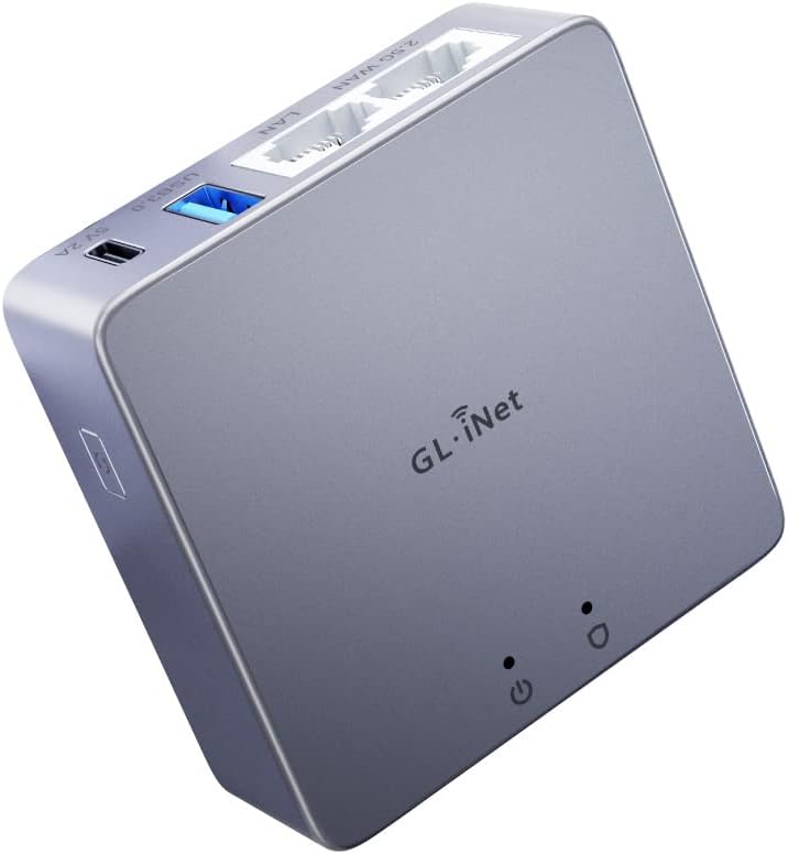 GL.iNet MT2500A Mini VPN Security Gateway for Home Office Use