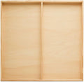 Large Square Wood Canvas 24 x 24 x 1-1/2 in Pack of 2 - Sturdy Wooden