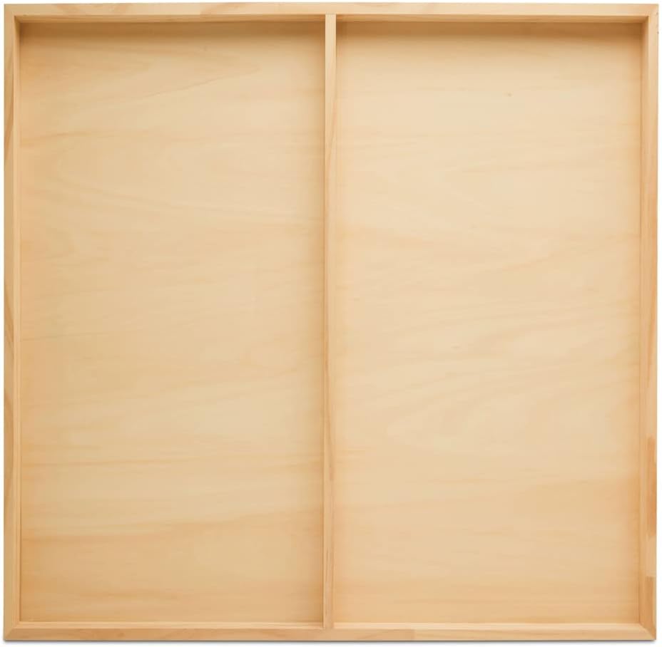 Large Square Wood Canvas 24 x 24 x 1-1/2-inch for Crafts