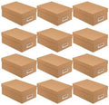 Kraft Memory Box 12 Pack - Photo and Keepsake Storage Solution