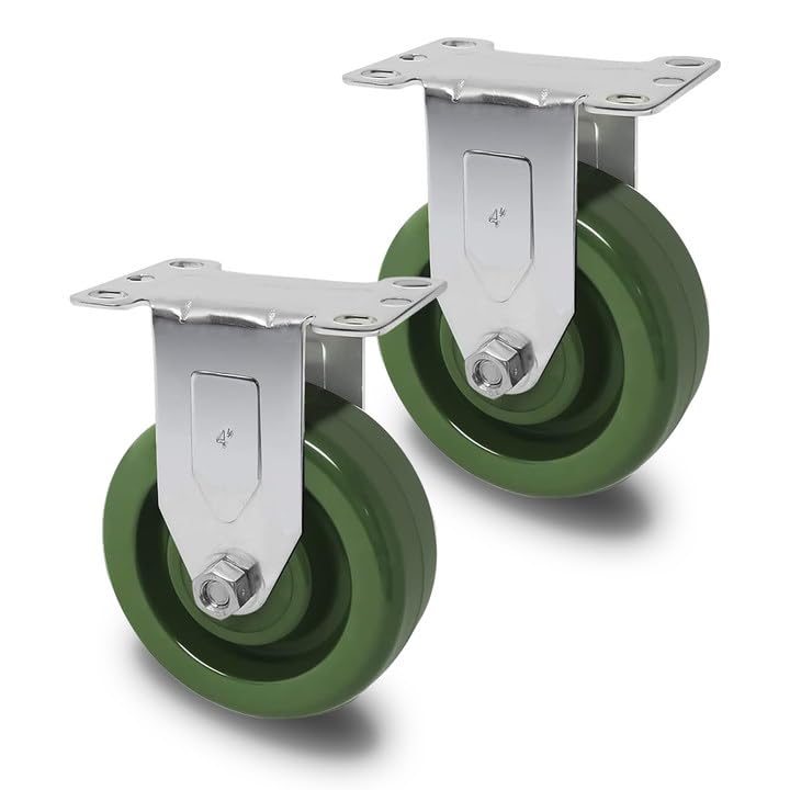 4 Inch High Temperature Casters for Bakery Racks and Ovens